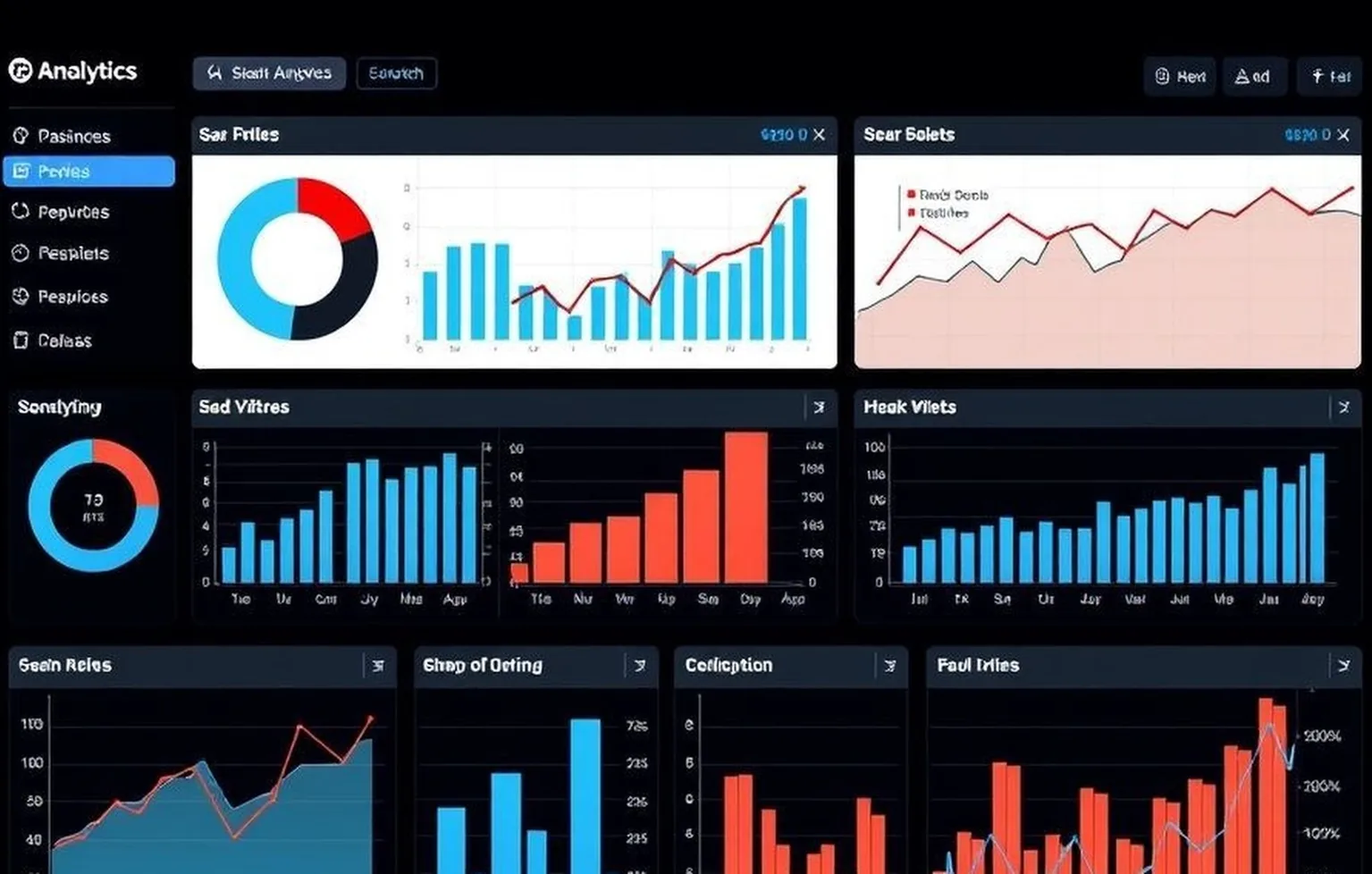 business analytics dashboard